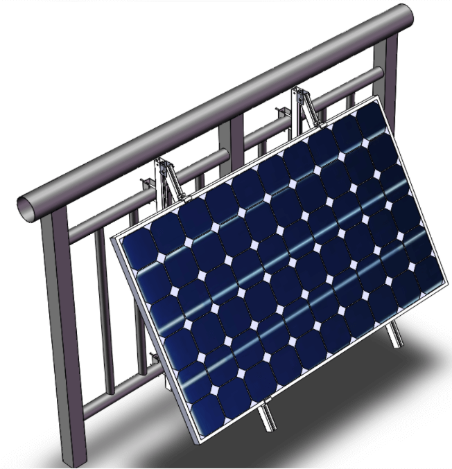 Solar Balkonhalterung